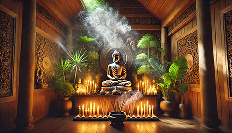 Boutique des encens, bougies, Baumes, Hanka