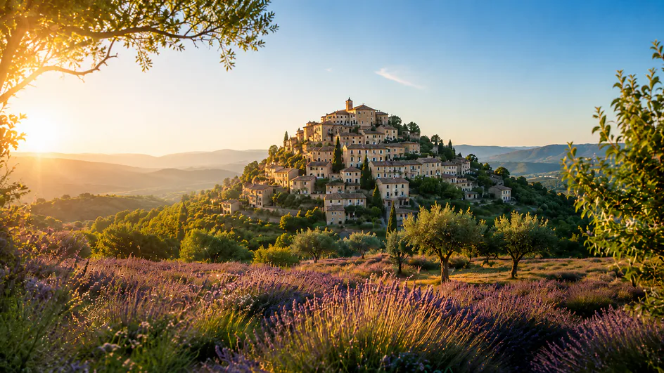 Soin énergétique dans les Alpes-de-Haute-Provence — paysage du pays de Forcalquier
